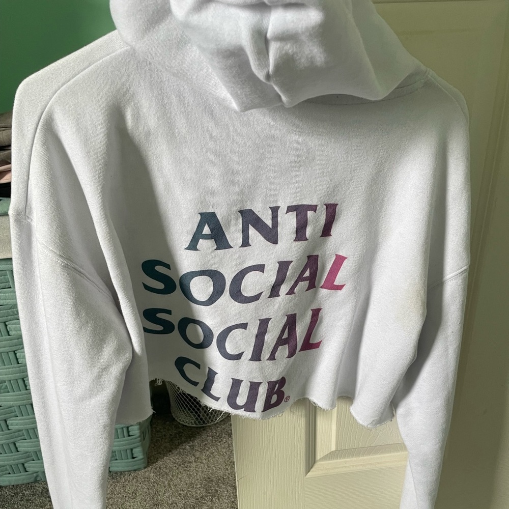 Anti Social Social Club cropped hoodie
